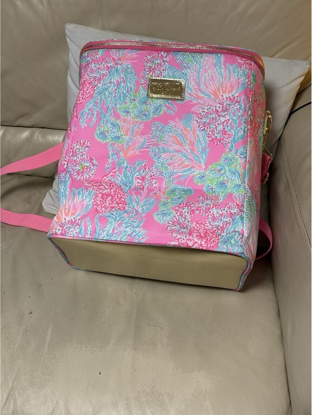 lily pulitzer  cooler Insulated bag large Multicolor Pink Blue Green